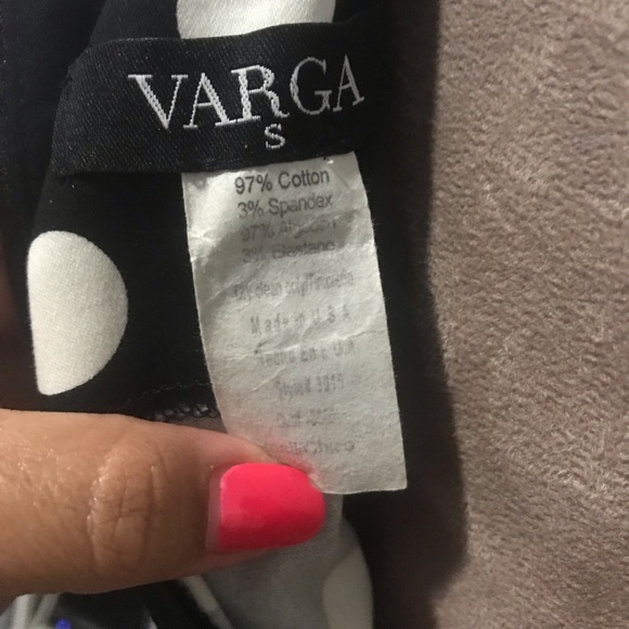 Varga Polka Dot Dress - Picture 7 of 11